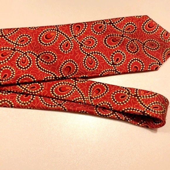 Robert Talbott SEVEN FOLD Tie- Red - Picture 1 of 9